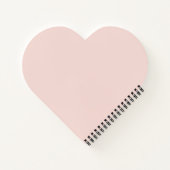 Carnet Nom du monogramme rose gras moderne (Dos)