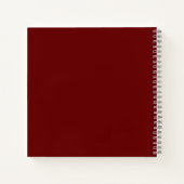 Carnet Nom du motif Abstrait de la Bourgogne (Dos)