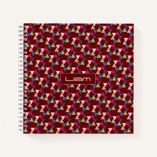 Carnet Nom du motif Abstrait de la Bourgogne (Devant)
