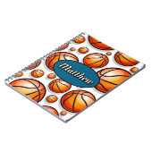 Carnet Nom du motif de basket-ball (Côté gauche)
