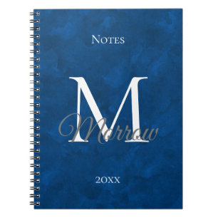 Carnet Nom et année Monogramme
