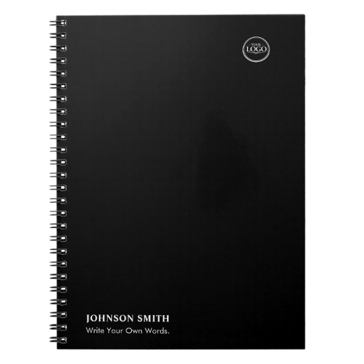 Carnet Nom et logo personnalisés (Devant)