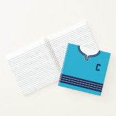 Carnet Nom et numéro du Jersey de hockey personnalisé (Intérieur)