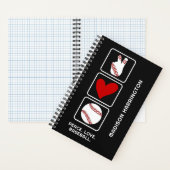 Carnet Nom et texte personnalisés (À l'intérieur)