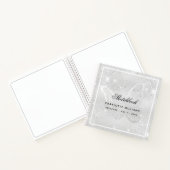 Carnet Nom étincelant de la parties scintillant papillon (Intérieur)