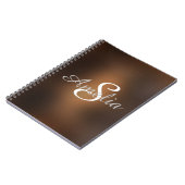 Carnet Nom flou personnalisé de fille (Côté gauche)