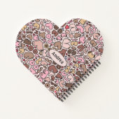 Carnet Nom humour neutre motif mammaire (Dos)