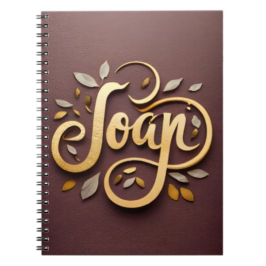 Carnet Nom Joan (Devant)