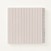 Carnet Nom Moderne (Dos)