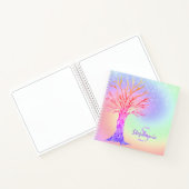 Carnet Nom Monogram Girly Rainbow Sparkles Sketchbook (Intérieur)