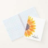 Carnet Nom Monogramme Aquarelle Tournée (Intérieur)