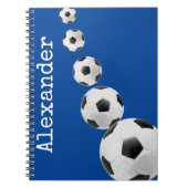 Carnet Nom monogramme Football football (Devant)