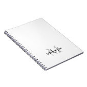 Carnet Nom monographique personnalisé (Côté Droit)