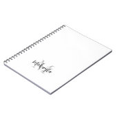 Carnet Nom monographique personnalisé (Côté gauche)