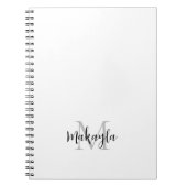 Carnet Nom monographique personnalisé (Devant)