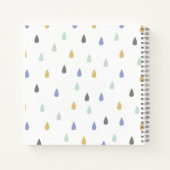 Carnet Nom personnalisable chat mignon (Dos)