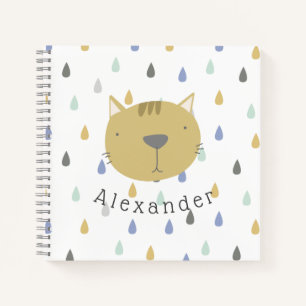 Carnet Nom personnalisable Chat Mignon
