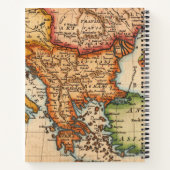 Carnet Nom personnalisable de la carte Vintage rétroactiv (Dos)