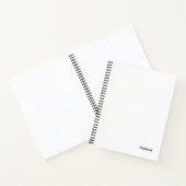 Carnet Nom personnalisable en blanc simple (Intérieur)