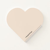 Carnet Nom personnalisable Victoria jolies fleurs violett (Dos)