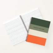 Carnet nom personnalisé, (Intérieur)