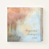 Carnet Nom personnalisé Année Mère Vie Aquarelle Mère (Dos)