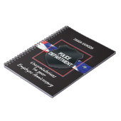 Carnet Nom personnalisé, Anniversaire de l'employé de la  (Côté gauche)