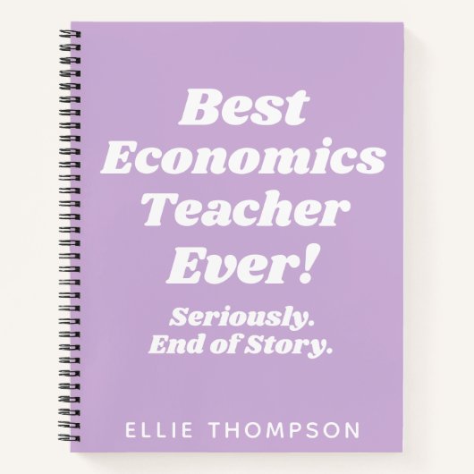 Carnet Nom personnalisé Appréciation de l'enseignant Cade (Devant)