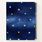 Carnet Nom personnalisé Astronaute Avion spatial Retour à (Dos)