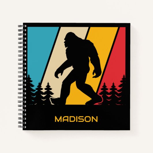 Carnet Nom personnalisé Bigfoot (Devant)