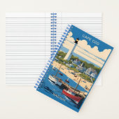 Carnet Nom personnalisé Cape Cod Massachusetts (À l'intérieur)