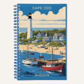 Carnet Nom personnalisé Cape Cod Massachusetts (Recto)