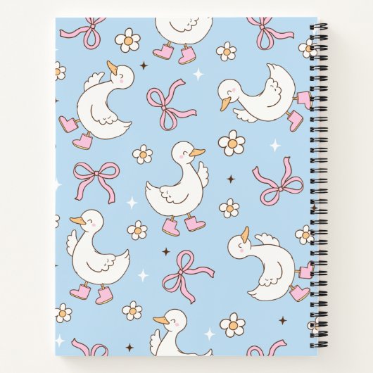 Carnet Nom personnalisé Coquette écriture cursive Rose Ca (Dos)