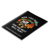 Carnet Nom personnalisé CRYPTO BULL EXÉCUTÉ Vous êtes prê (Côté gauche)