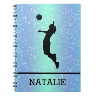Carnet Nom personnalisé de la joueuse de volley-ball Gir