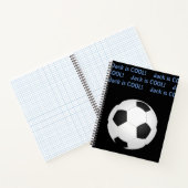 Carnet Nom personnalisé de l'enfant "est Cool" Football I (Intérieur)