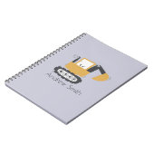 Carnet Nom personnalisé de l'illustration de l'outil d'ex (Côté gauche)