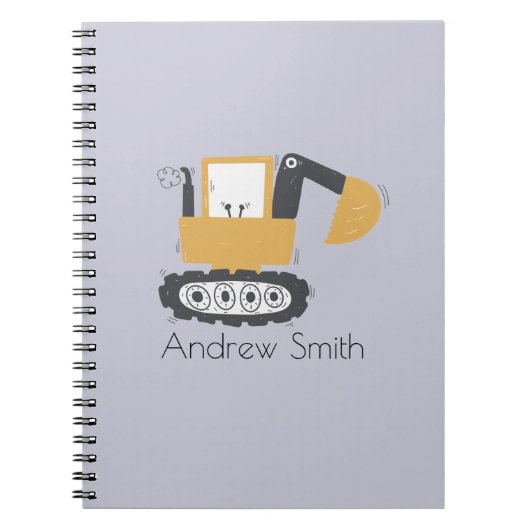 Carnet Nom personnalisé de l'illustration de l'outil d'ex (Devant)