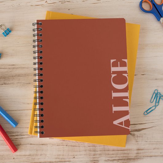 Carnet Nom personnalisé de style de texte simple en Rust