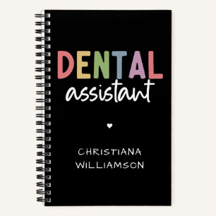 Carnet Nom personnalisé Dental Assistant Cadeau