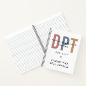 Carnet Nom personnalisé DPT Doctor of Physical Therapy (Intérieur)