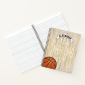 Carnet Nom personnalisé du basket-ball (Intérieur)