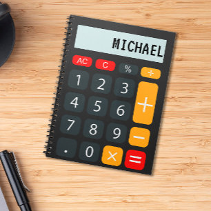 Carnet Nom personnalisé du calculateur