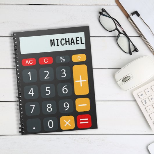 Carnet Nom personnalisé du calculateur