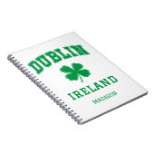 Carnet Nom personnalisé Dublin Irlande (Côté Droit)