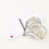 Carnet Nom personnalisé Élégante Mère de la texture perle (Intérieur)