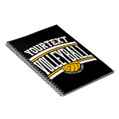 Carnet NOM PERSONNALISÉ Équipe de l'école du joueur de vo (Côté Droit)