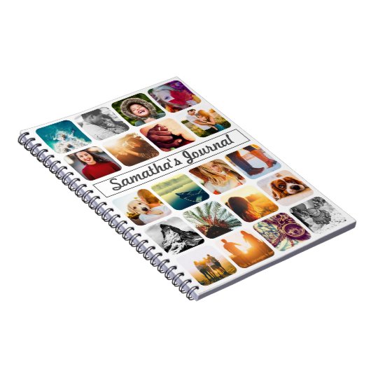 Carnet Nom personnalisé et 20 photo (Côté Droit)