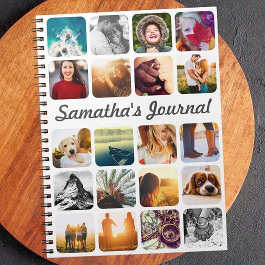 Carnet Nom personnalisé et 20 photo