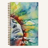 Carnet Nom personnalisé Ethereal (Recto)